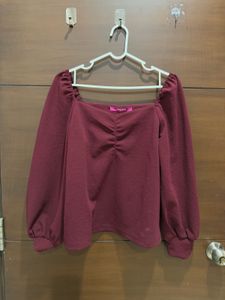 Maroon Top - M size