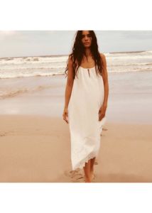 Zara Limited Edition Cotton Bohemian Maxi Dress