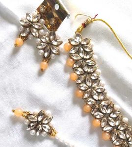 Elegant Kundan Jewelry Set