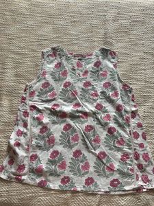 Blockprinted Short Top