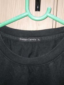 Cotton Candy Black Graphic Tee