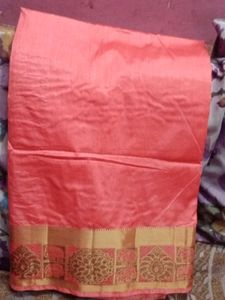 Pink Silk Saree
