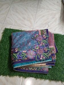 Embroidered Saree