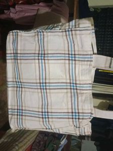 Color Block Canvas Tote Bag