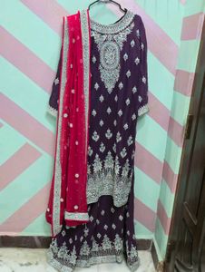 Dark Purple Heavy Stonework Sharara
