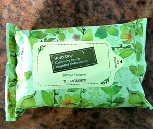 Herb Day Cleansing Tissue Wipes
