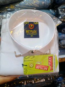 NETFLEX White Formal Shirt for Men