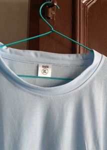 Light Blue T-Shirt in pure cotton