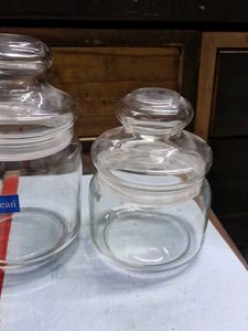 Ocean Glass Canisters (Set of 3)
