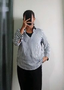 H&amp;M Striped Blouse
