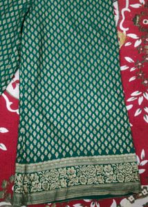 New Elegant Green &amp; Gold Kurta