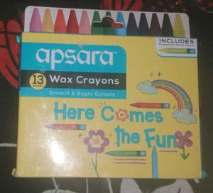Apsara 13 Wax Crayons - New