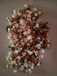 HANDMADE SATIN FLOWERS FOR SALE!!