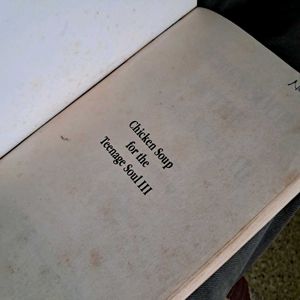 CHICKEN SOUP FOR TEENAGE SOUL III