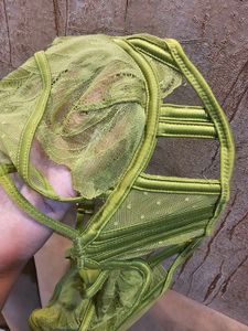 Luxury Hunkemoller Bralette – Olive Green
