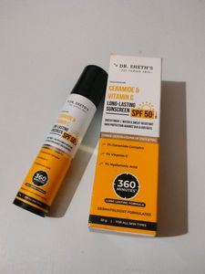 Dr Sheth's Ceramide + Vitamin C Sunscreen.