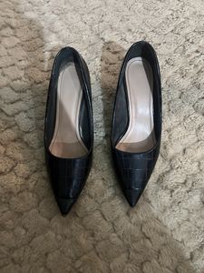 Black Pencil Heels