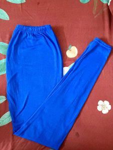 Blue Stretchable Leggings