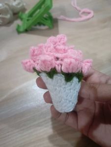 Handmade Crochet Flower Coaster