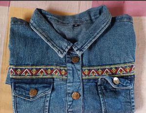 Embroidered Denim Jacket