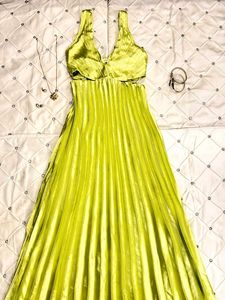 pleated dress