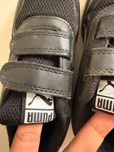 Puma Kids&#39; Black Sneakers