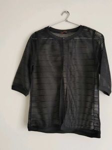 Sheer Black Top