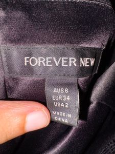 Forever New Black Simple Dress