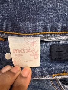 Stylish Graphic Print Denim Jeans