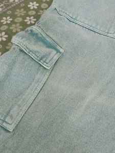 Mint Green Cargo Pants