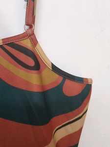 Swirl Print Mini Dress