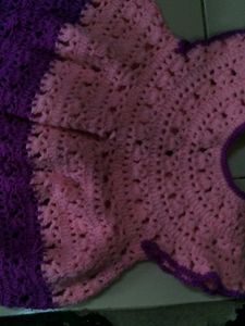Handmade Crochet Baby Dress