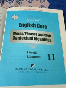 Class 11 English Book Combo📚👀