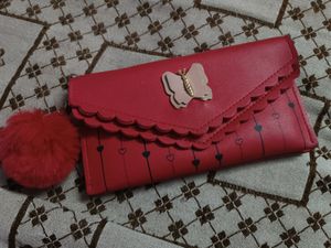 New Red Clutch