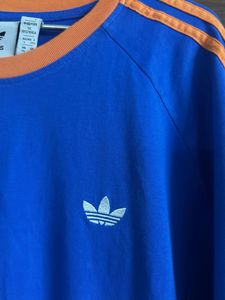 Adidas Blue &amp; Orange Tee
