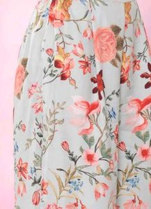 Floral Print Button-Down Top