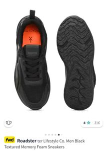 Roadster Black Men Shoes