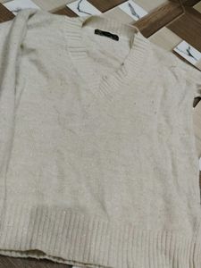 Zara Knit V-Neck Sweater