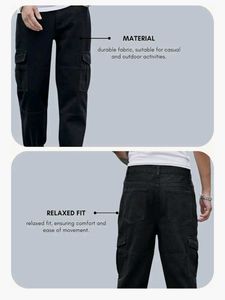 Black Cargo Pants