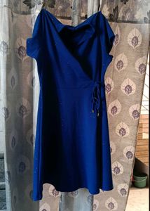 A Very Beautiful Blue Coloured Mini Dress✨💙
