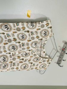 Elephant Print Sleeveless Top