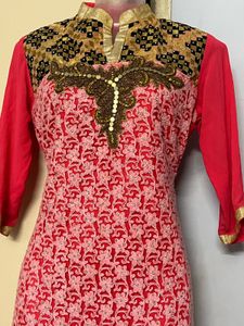 Pintrest Designer Elegant Pink Kurta