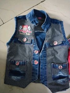 1to6 month Kids Dress With Combo Jecket