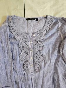 Lavender Tunic Top