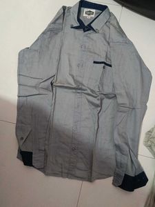 Gray Casual Shirt