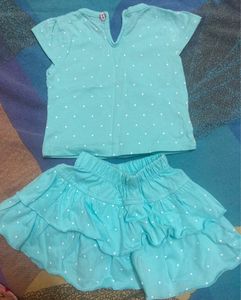 Girl Baby Skirt And Top