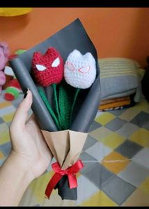 Crochet Spiderman Tulip 🌷✨