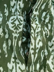Zara Patterned Wide-Leg Pants