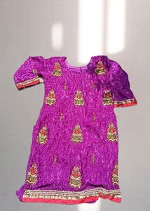 Women Beautiful Purple kurta 💜