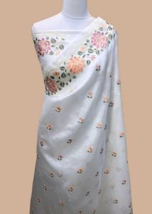 Elegant Embroidered Saree